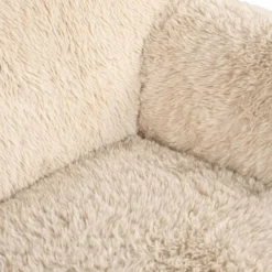Casa Padrino Luxus Sessel Sandfarben 126 cm - Wohnzimmer & Hotel Möbel