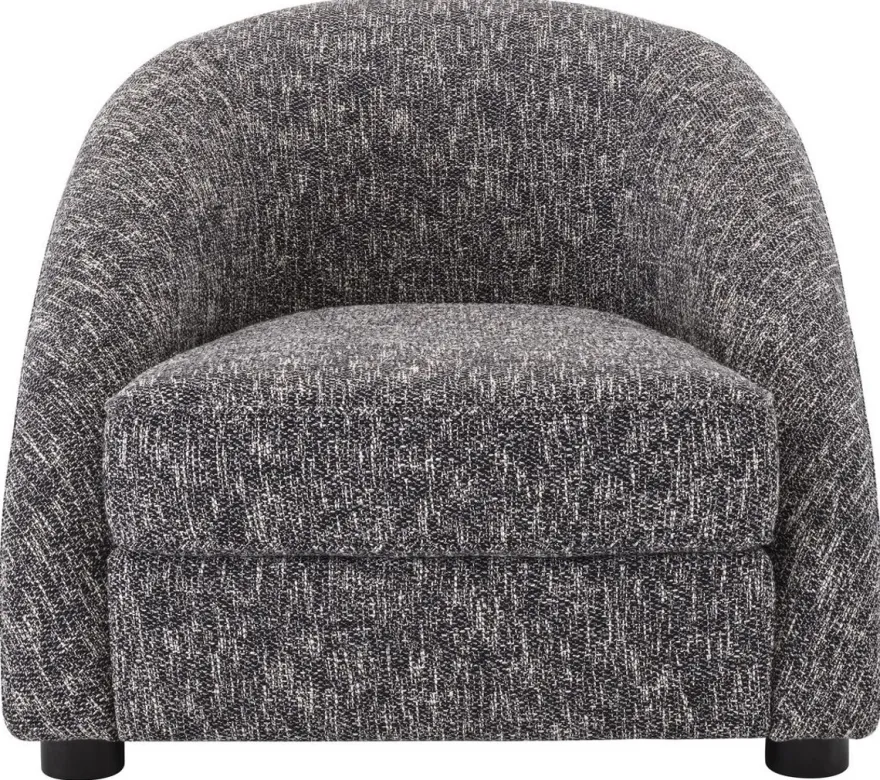 Casa Padrino Luxus Sessel Schwarz / Schwarz 88 x 80 x H. 65 cm - Wohnzimmer Sessel - Luxus Wohnzimmer Möbel