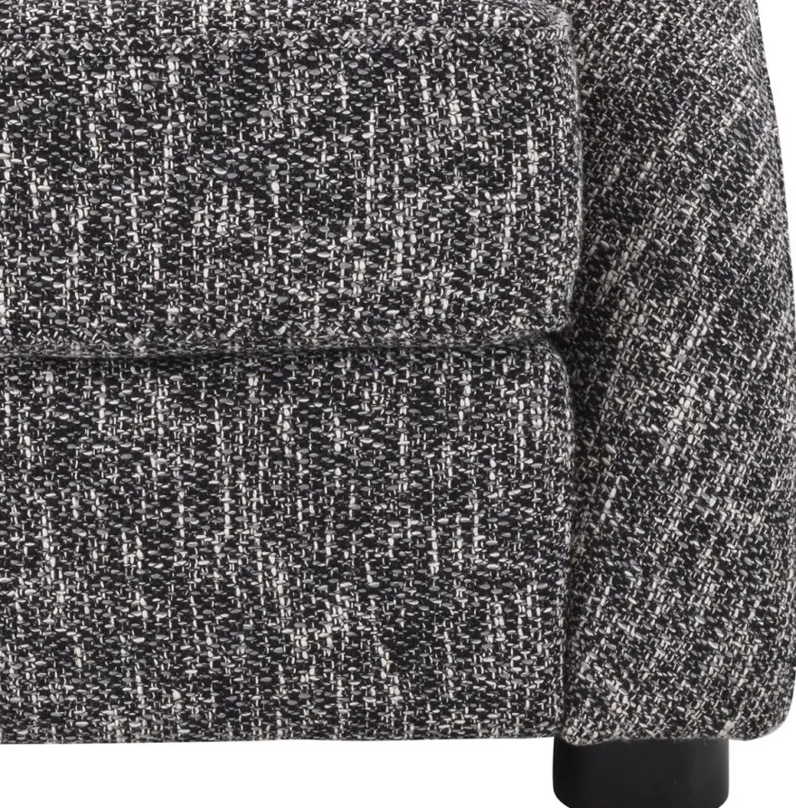 Casa Padrino Luxus Sessel Schwarz / Schwarz 88 x 80 x H. 65 cm - Wohnzimmer Sessel - Luxus Wohnzimmer Möbel