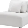 Casa Padrino Luxus Sessel Weiß / Schwarz 93 x 109 x H. 83 cm - Wohnzimmer Sessel mit Rückenlehne und 2 Kissen - Wohnzimmer Möbel