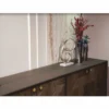 Casa Padrino Luxus Sideboard mit 4 Türen Braun / Messing 210 cm - Luxus Möbel
