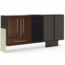 Casa Padrino Luxus Sideboard mit 4 Türen und Schublade 234 cm - Luxus Möbel