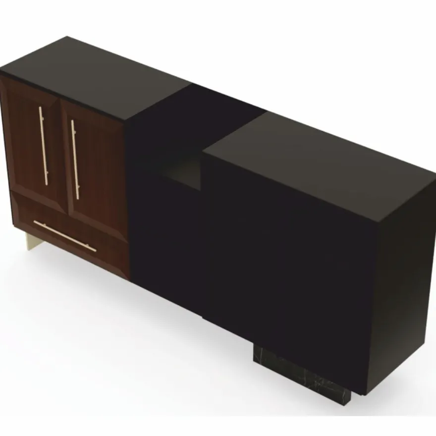 Casa Padrino Luxus Sideboard mit 4 Türen und Schublade 234 cm - Luxus Möbel