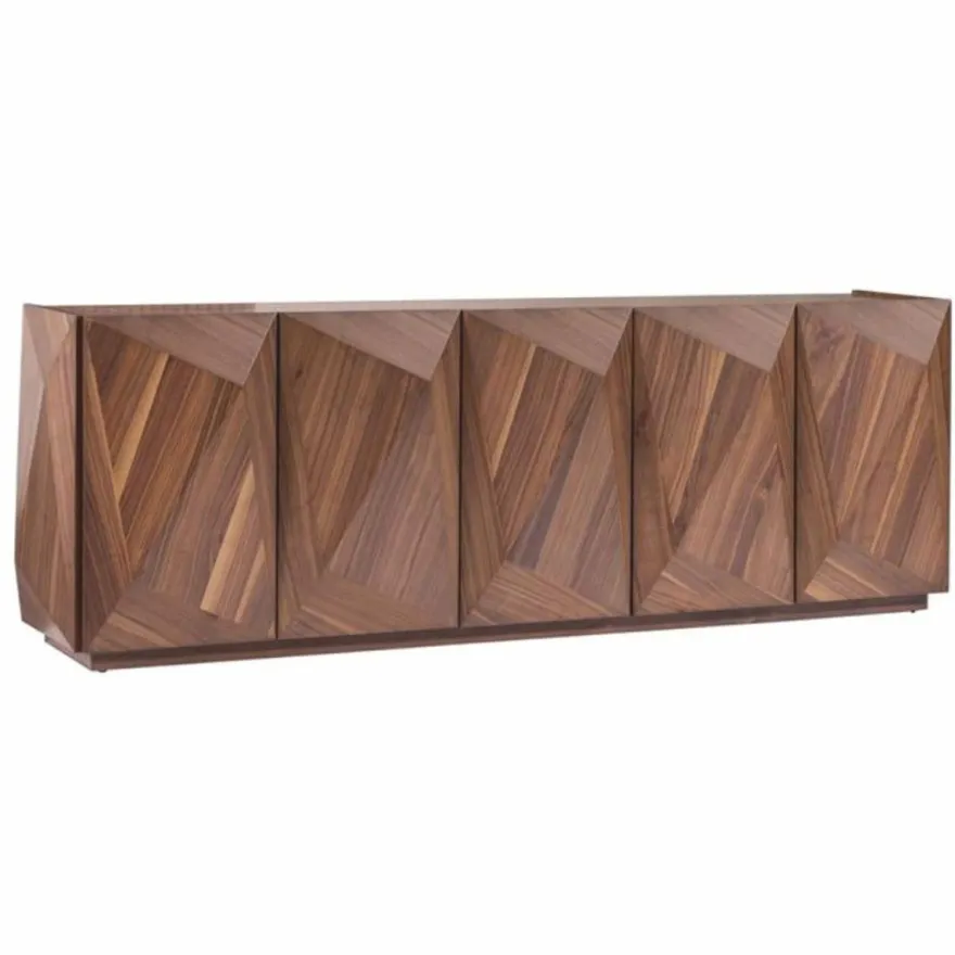 Casa Padrino Luxus Sideboard mit 5 Türen Braun 237 cm - Luxus Möbel