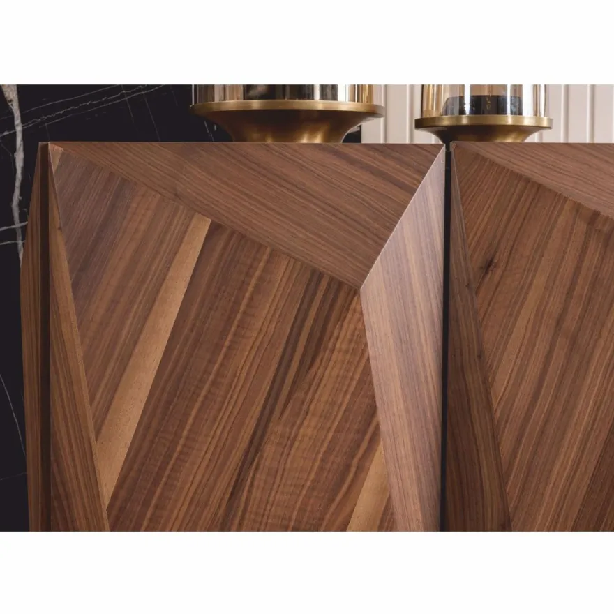 Casa Padrino Luxus Sideboard mit 5 Türen Braun 237 cm - Luxus Möbel