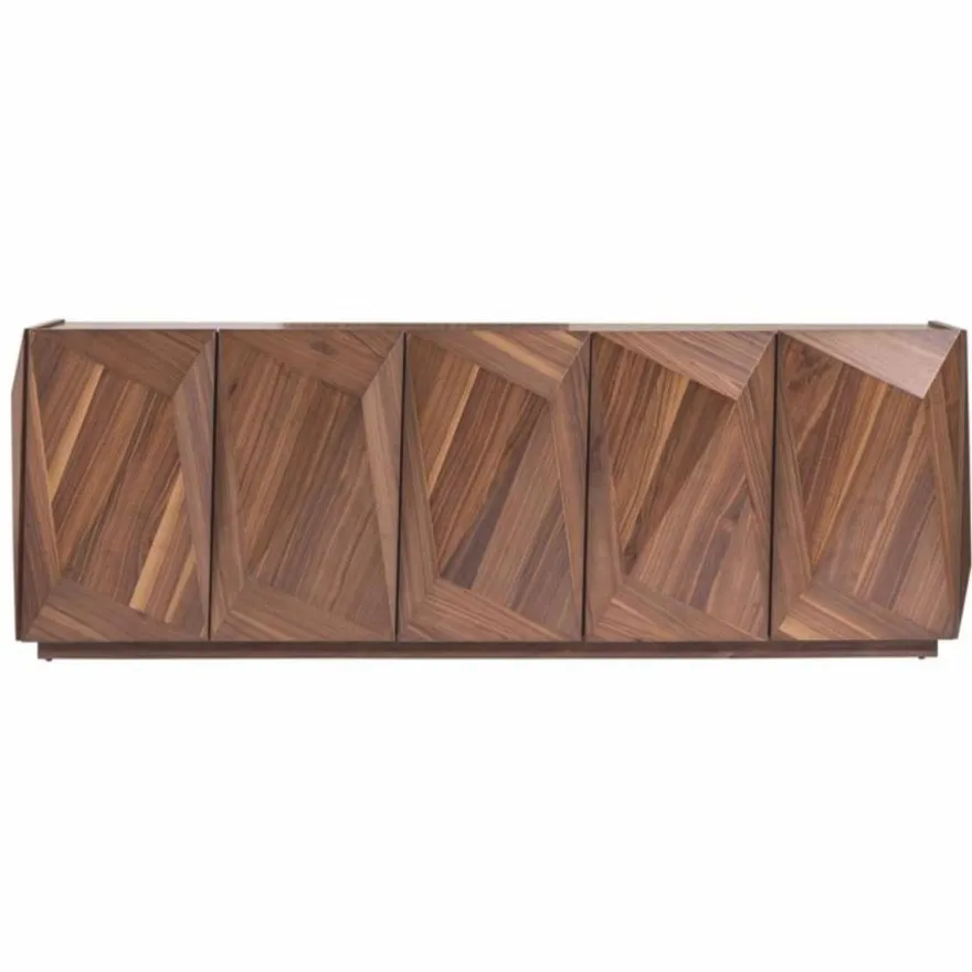 Casa Padrino Luxus Sideboard mit 5 Türen Braun 237 cm - Luxus Möbel