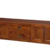 Casa Padrino Luxus Sideboard aus Eichenholz Fernsehschrank Lange Kommode, 180 x 50 x 50 cm
