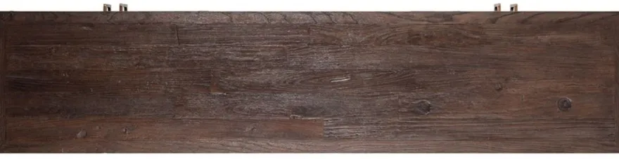 Casa Padrino Luxus Sideboard Braun / Messing 180 x 45 x H. 86 cm - Massivholz Schrank mit 4 Türen - Wohnzimmer Möbel - Wohnzimmer Einrichtung - Luxus Möbel - Luxus Einrichtung