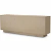 Casa Padrino Luxus Sideboard mit 4 Türen Beige / Bronze 220 cm - Luxus Möbel