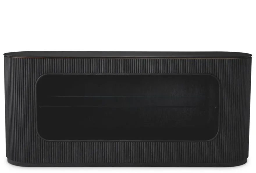 Casa Padrino Luxus Sideboard Schwarzgrau 180 cm - Luxus Hotel Möbel