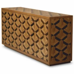 Casa Padrino Luxus Sideboard mit 4 Türen Braun 180 cm - Luxus Hotel Möbel