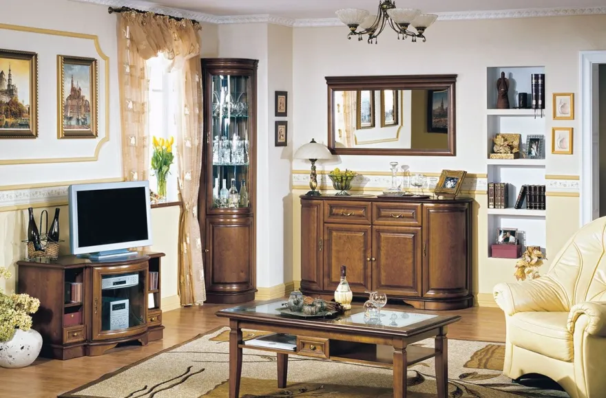 Casa Padrino Luxus Sideboard Braun 159,5 x 42 x H. 92,5 cm - Massivholz Schrank - Wohnzimmerschrank - Luxus Massivholz Wohnzimmer Möbel