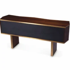 Casa Padrino Luxus Sideboard Braun / Messing 180,5 cm - Luxus Hotel Möbel
