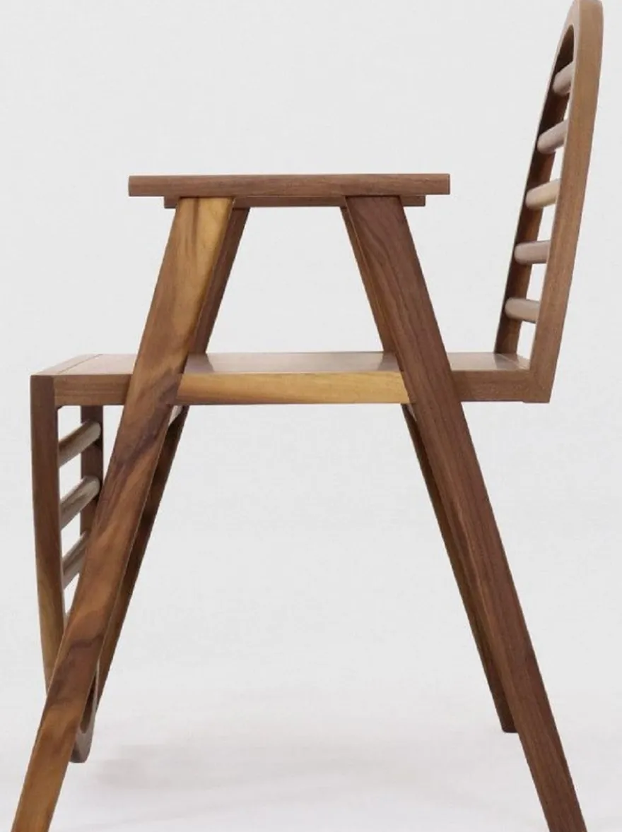 Casa Padrino Luxus Sitzbank Braun 86 x 58 x H. 81 cm - Massivholz Bank mit Armlehnen - Garten Terrassen Gastronomie Möbel