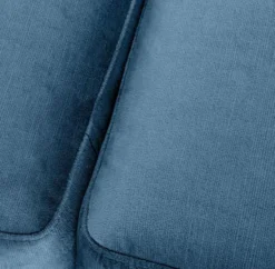 Casa Padrino Luxus Sitzbank Blau / Messingfarben 125 x 58 x H. 45 cm - Designermöbel