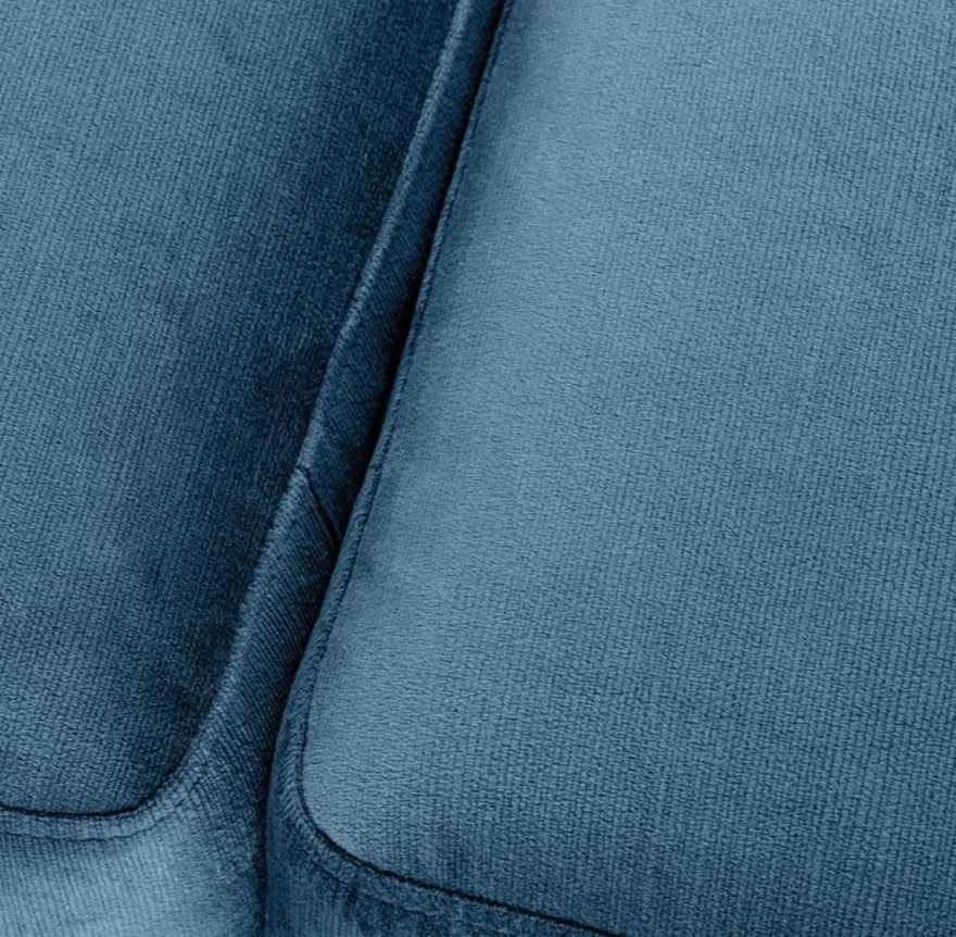 Casa Padrino Luxus Sitzbank Blau / Messingfarben 125 x 58 x H. 45 cm - Designermöbel
