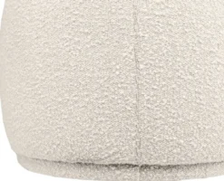 Casa Padrino Luxus Sitzbank Cremefarben 137,5 x 56,5 x H. 38 cm - Gepolsterte Wohnzimmer Bank - Wohnzimmer Möbel - Hotel Möbel - Luxus Kollektion