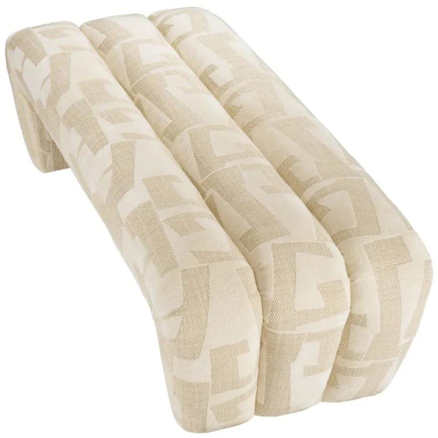 Casa Padrino Luxus Sitzbank Sandfarben 144 cm - Schlafzimmer & Hotel Möbel