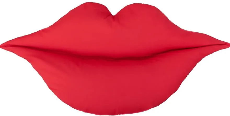 Casa Padrino Luxus Sitzsack Mund Rot 180 cm - Schwimmender Pool Sitzsack