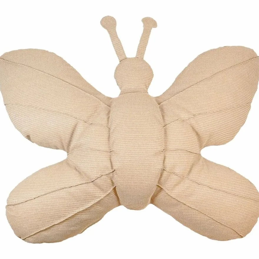 Casa Padrino Luxus Sitzsack Schmetterling Beige 130 cm - Schwimmender Sitzsack