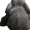 Casa Padrino Luxus Skulptur Elefant Dunkelgrau 55 x 53 x H. 53 cm - Limited Edition