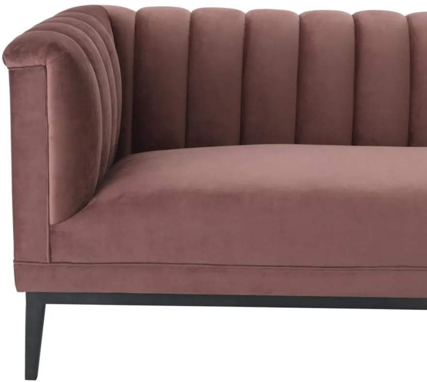 Casa Padrino Luxus Sofa Altrosa 230 x 86 x H. 75 cm - Wohnzimmermöbel