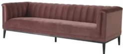 Casa Padrino Luxus Sofa Altrosa 230 x 86 x H. 75 cm - Wohnzimmermöbel