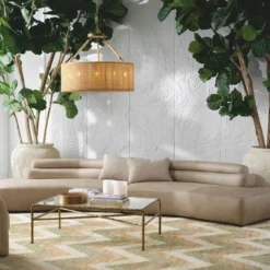 Casa Padrino Luxus Sofa Beige / Schwarz 399 cm - Luxus Hotel Möbel