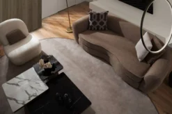 Casa Padrino Luxus Sofa Braun / Schwarz 250 x 106 x H. 72 cm - Wohnzimmer Sofa - Hotel Sofa - Wohnzimmer Möbel - Wohnzimmer Einrichtung - Hotel Möbel - Luxus Möbel - Luxus Einrichtung
