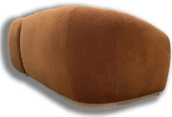 Casa Padrino Luxus Sofa Braun / Naturfarben 260 x 100 x H. 100 cm - Wohnzimmer Sofa - Hotel Sofa - Wohnzimmer Möbel - Hotel Möbel - Luxus Möbel - Luxus Einrichtung