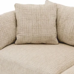 Casa Padrino Luxus Sofa Creme 234 cm - Wohnzimmer & Hotel Möbel