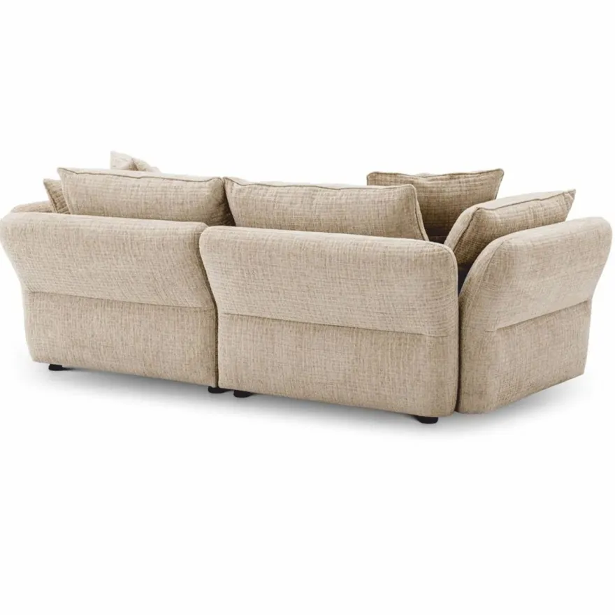 Casa Padrino Luxus Sofa Creme 234 cm - Wohnzimmer & Hotel Möbel