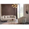 Casa Padrino Luxus Sofa Grau / Bronze 250 cm - Hotel & Wohnzimmer Möbel