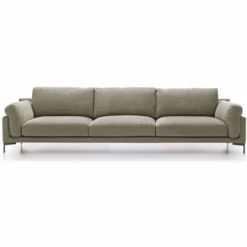 Casa Padrino Luxus Sofa Grau 300 cm - Luxus Wohnzimmer & Hotel Möbel