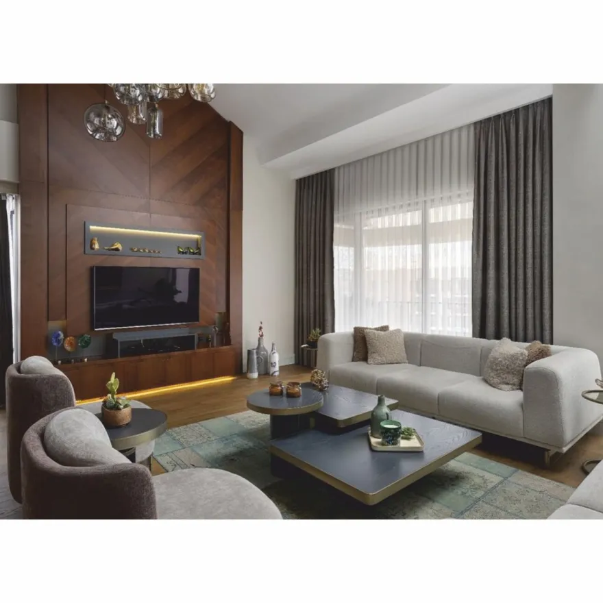 Casa Padrino Luxus Sofa Grau / Messing 240 cm - Wohnzimmer & Hotel Interior