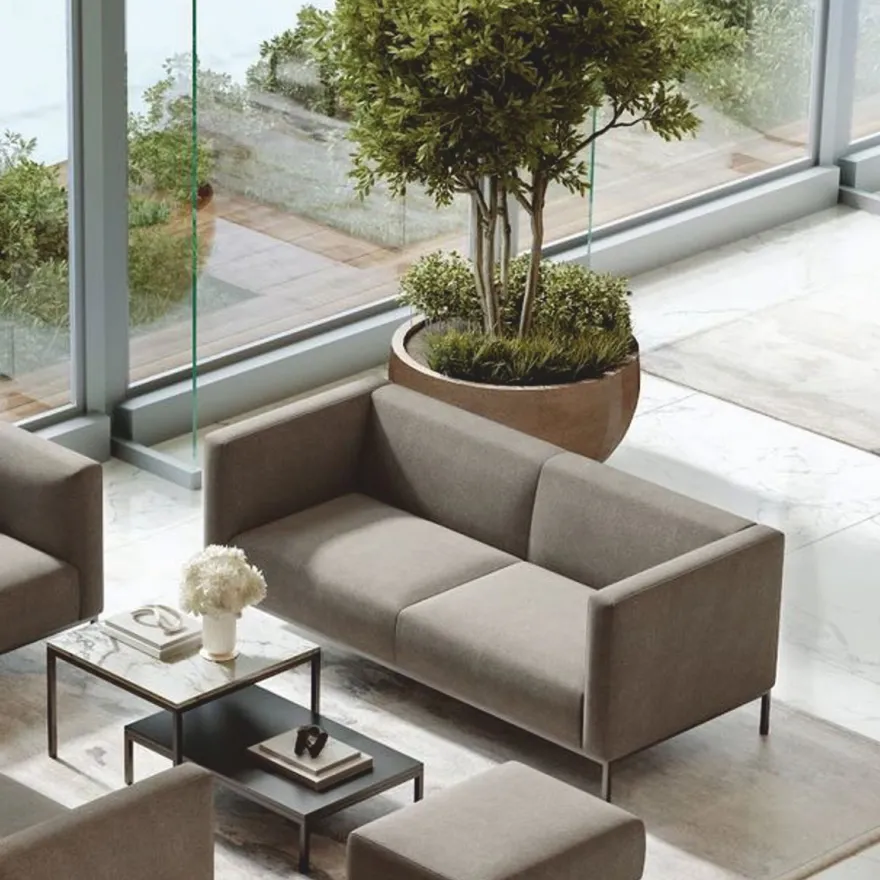 Casa Padrino Luxus Sofa Grau / Schwarz 180 cm - Wohnzimmer & Hotel Möbel
