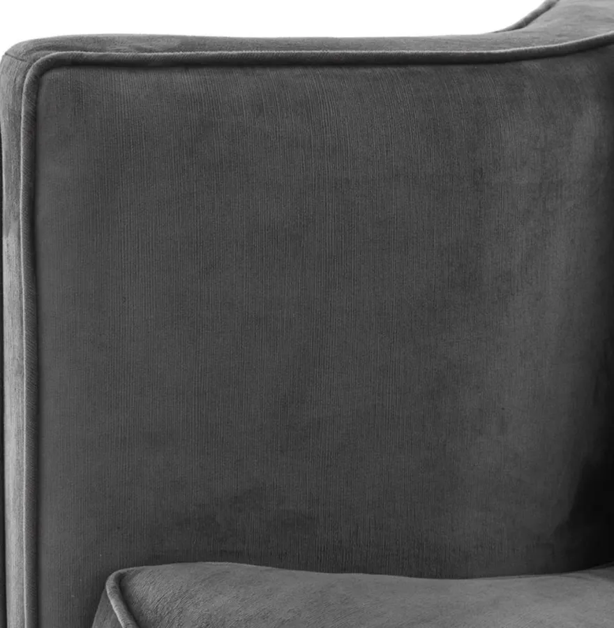 Casa Padrino Luxus Sofa Grau 226 x 110 x H. 74 cm - Luxus Wonzimmer Möbel