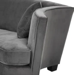 Casa Padrino Luxus Sofa Grau 226 x 110 x H. 74 cm - Luxus Wonzimmer Möbel