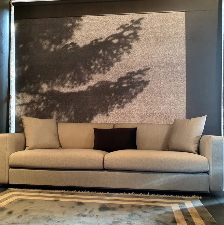 Casa Padrino Luxus Sofa Grau 240 x 85 x H. 82 cm - Wohnzimmer Sofa - Hotel Sofa - Wohnzimmer Möbel - Hotel Möbel - Luxus Möbel