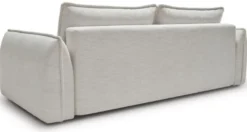 Casa Padrino Luxus Sofa Grau 253 x 120 x H. 74 cm - Wohnzimmer Sofa mit Schlaffunktion - Wohnzimmer Möbel - Luxus Möbel - Luxus Interior
