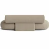 Casa Padrino Luxus Sofa Greige 240 cm - Luxus Wohnzimmer & Hotel Möbel