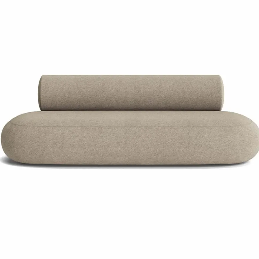 Casa Padrino Luxus Sofa Greige 240 cm - Luxus Wohnzimmer & Hotel Möbel