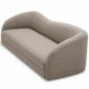 Casa Padrino Luxus Sofa Greige / Schwarz 230 cm - Wohnzimmer & Hotel Möbel