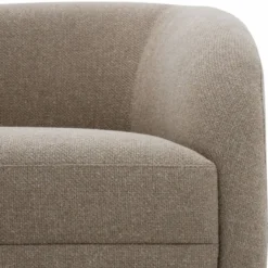 Casa Padrino Luxus Sofa Greige / Schwarz 230 cm - Wohnzimmer & Hotel Möbel