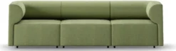 Casa Padrino Luxus Sofa Grün 270 cm - Modulares Wohnzimmer Sofa - Luxus Wohnzimmer Möbel