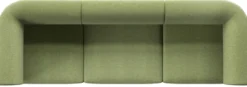 Casa Padrino Luxus Sofa Grün 270 cm - Modulares Wohnzimmer Sofa - Luxus Wohnzimmer Möbel