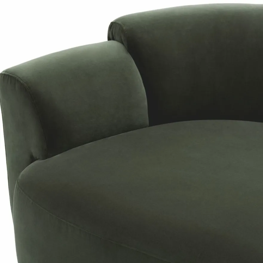 Casa Padrino Luxus Sofa Grün / Schwarz 232 cm - Hotel & Wohnzimmer Möbel