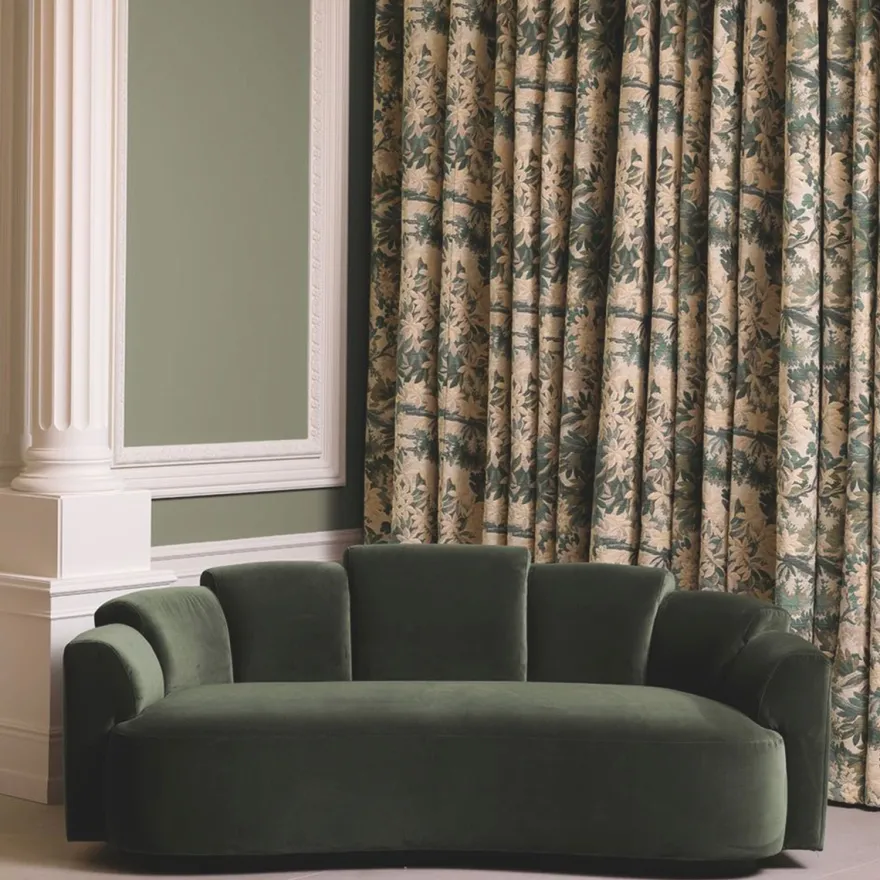 Casa Padrino Luxus Sofa Grün / Schwarz 194 cm - Hotel & Wohnzimmer Möbel