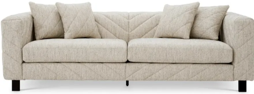 Casa Padrino Luxus Sofa Hellgrau 230 cm - Wohnzimmer & Hotel Möbel