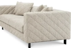 Casa Padrino Luxus Sofa Hellgrau 230 cm - Wohnzimmer & Hotel Möbel